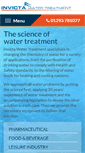 Mobile Screenshot of invictawatertreatment.co.uk