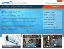 Tablet Screenshot of invictawatertreatment.co.uk